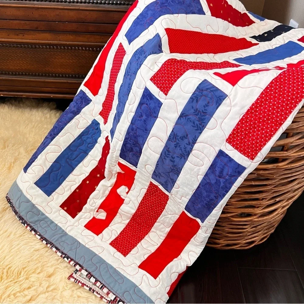 Handmade 40”x50” patriotic